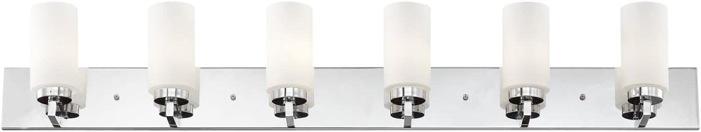 Livex Lighting 16376-05 Casual Transitional 2-Light Chrome Bath Vanity