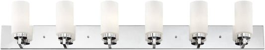 Livex Lighting 16376-05 Casual Transitional 2-Light Chrome Bath Vanity