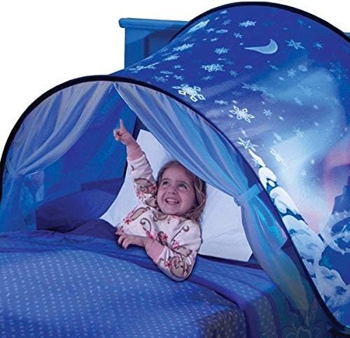 Bed Tent For Kids - Twin Size Bed Tents for Boys and Girls - Pop Up Bed Tent - Twin Bed Tent - Unisex Children's Bed Reading Privacy Canopy w/ Storage Bag - Winter Wonderland.