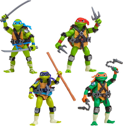 DESIGN MAY VARY Qabiwe 4.8  Turtles action figure for kids and movie fans