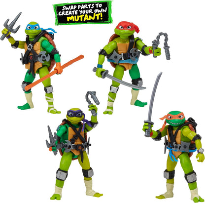 DESIGN MAY VARY Qabiwe 4.8  Turtles action figure for kids and movie fans