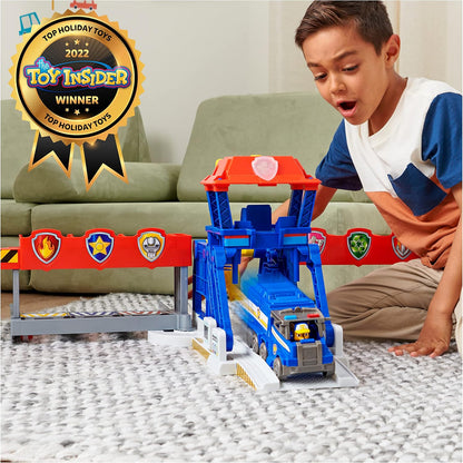 PAW PATROL Big Truck Pups, Truck Stop HQ, 3ft. Wide Transforming Playset, Action Figures, Toy Cars, Lights & Sounds, Kids Toys for Ages 3 & up