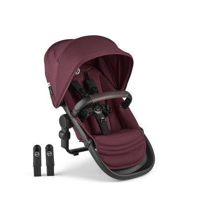 Bugaboo Kangaroo Sibling Stroller Seat - Dark Cherry